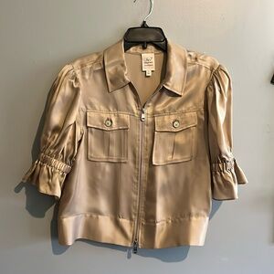 Holly ruffle sleeve jacket